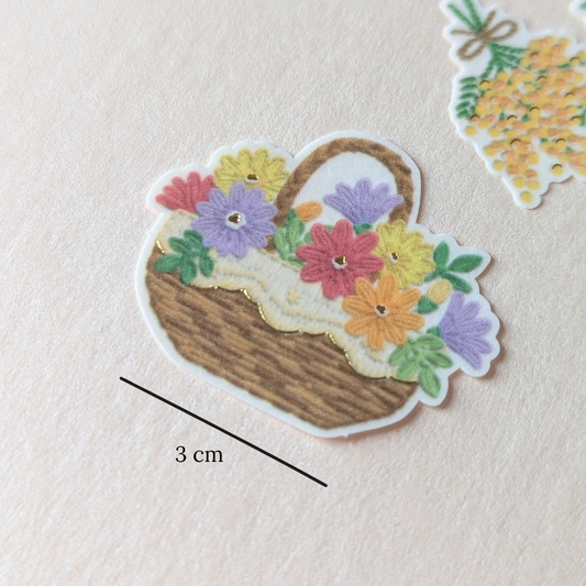 Stickers Flocons Fleurs