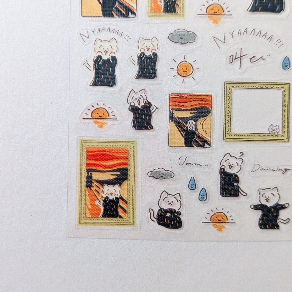 Furukawa Shiko Planche de Stickers Le Cri