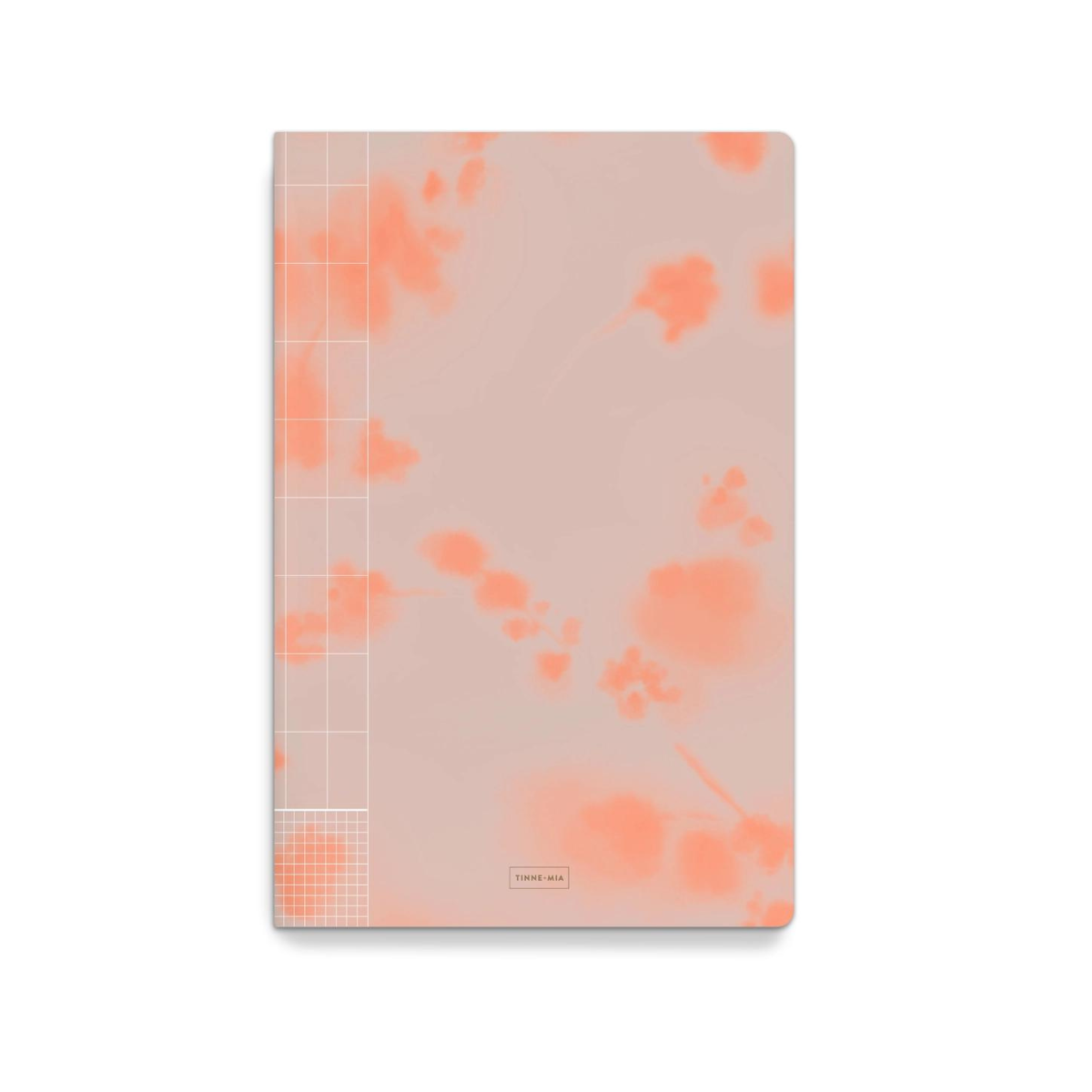 Deux cahiers d'exercices lignés pour vous accompagner dans vos aventures créatives. Sur la couverture, une aquarelle de cerisier japonais et sur le second une grille graphique.