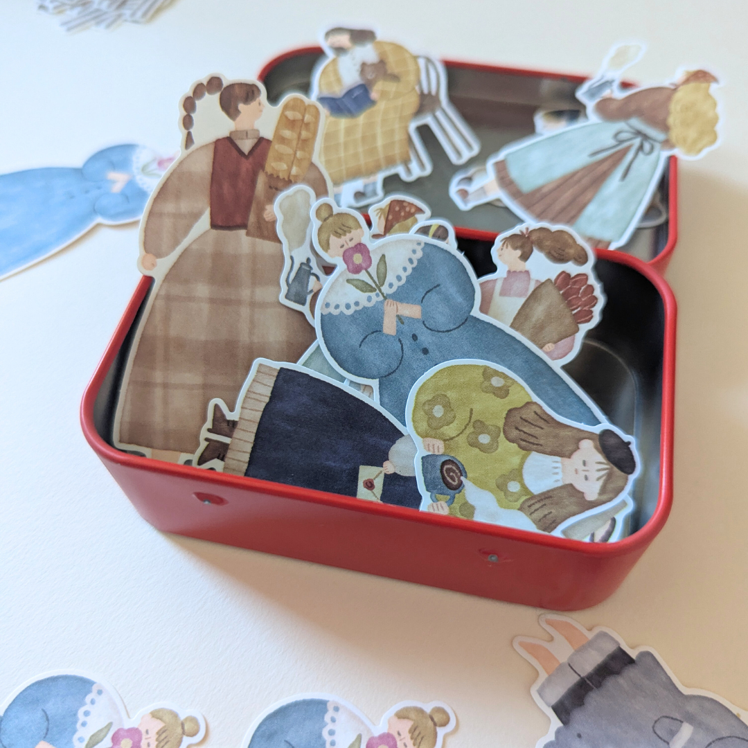 Pochette Stickers Les Demoiselles du Cottage Mind Wave