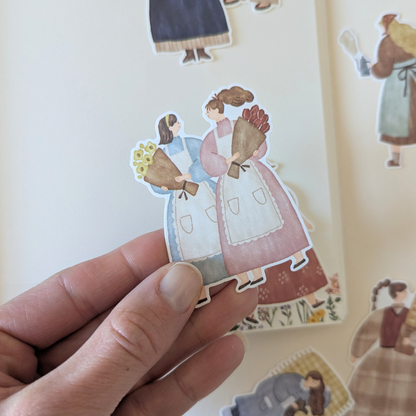 Pochette Stickers Les Demoiselles du Cottage Mind Wave