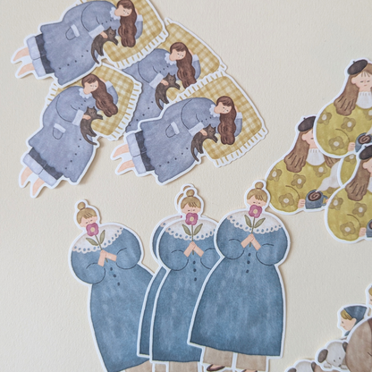 Pochette Stickers Les Demoiselles du Cottage Mind Wave