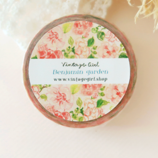 Masking Tape Benjamin Garden Vintage Girl