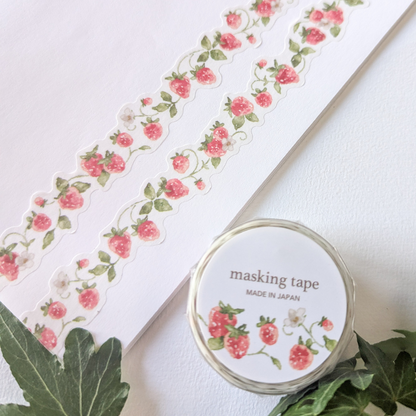 Masking Tape Fraises Aquarelle