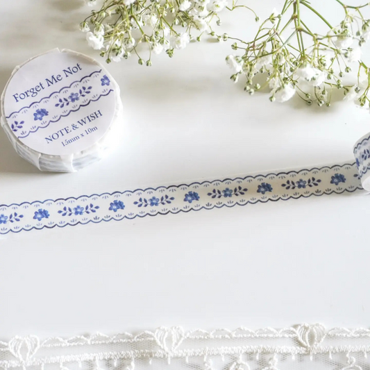 Masking Tape Myosotis – Note & Wish