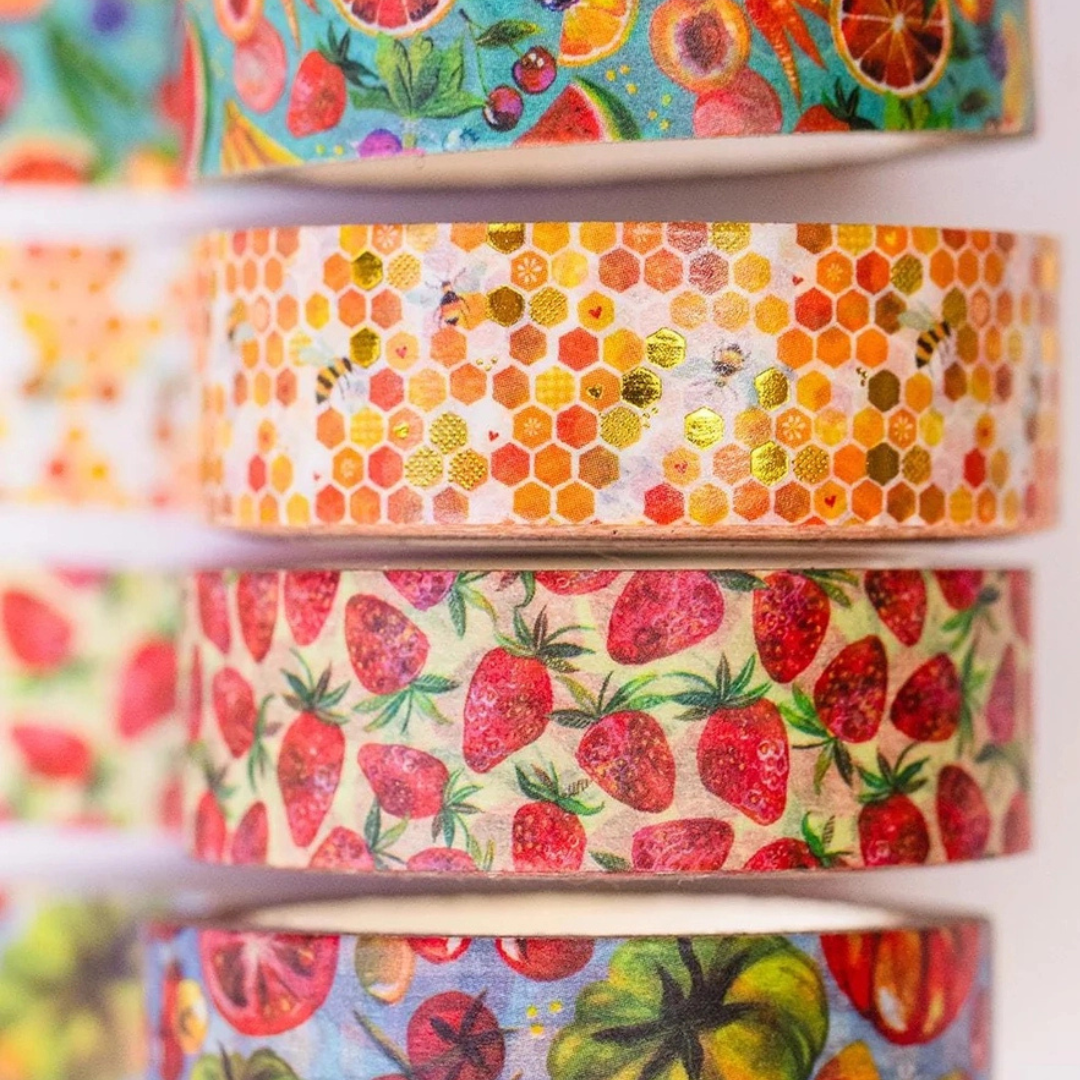 4 Masking Tapes Jardin Gourmand Katie Daisy
