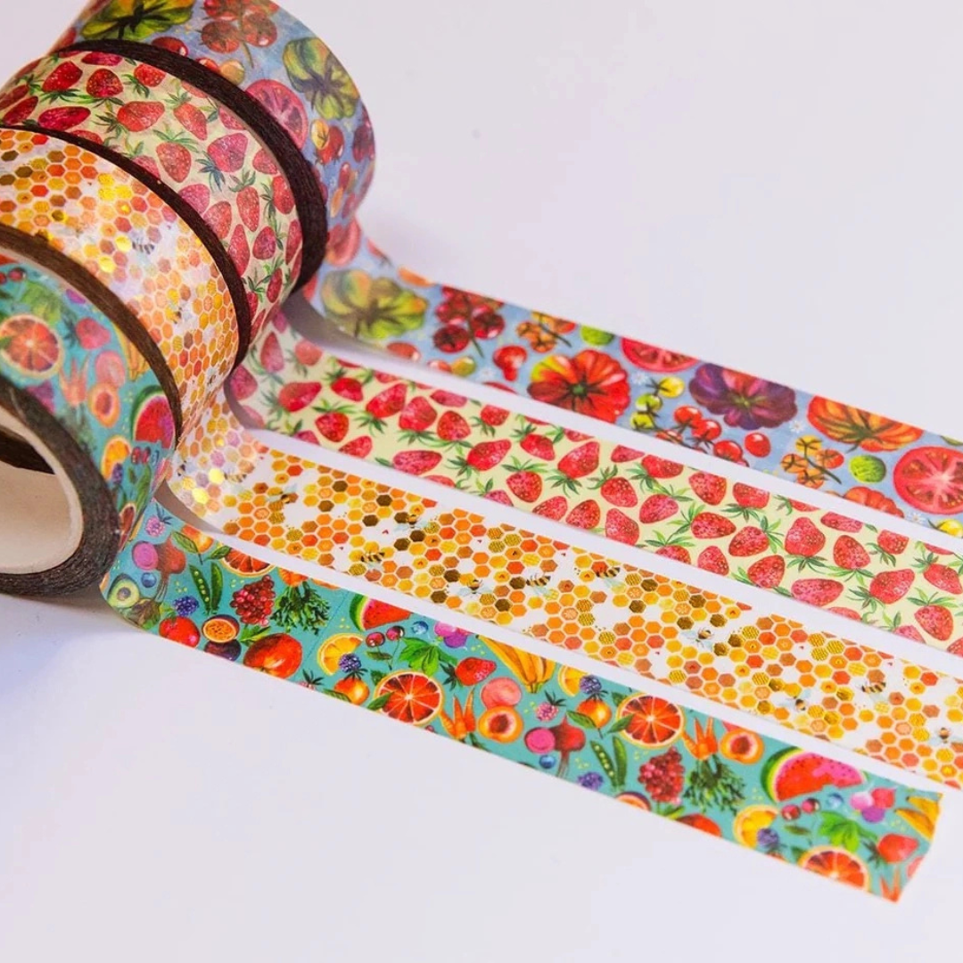 4 Masking Tapes Jardin Gourmand Katie Daisy