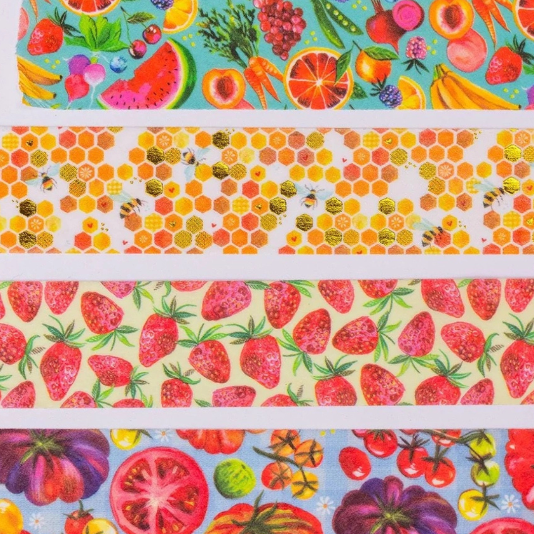 4 Masking Tapes Jardin Gourmand Katie Daisy