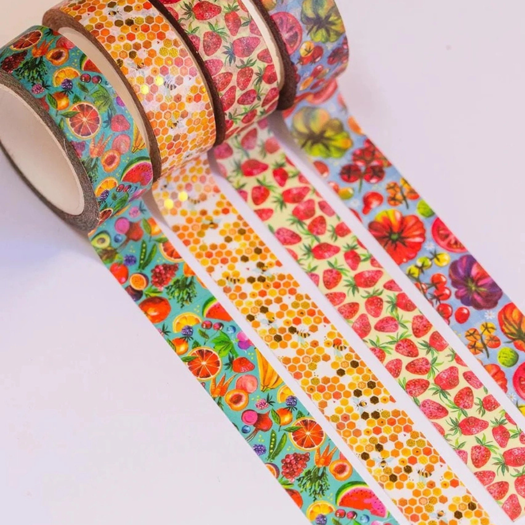 4 Masking Tapes Jardin Gourmand Katie Daisy