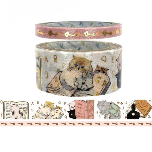 2 Masking Tapes Chats Lecteurs Shinzi Katoh