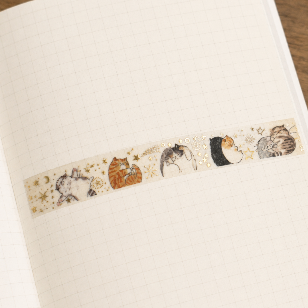 Masking Tape La Sieste des Chats Shinzi Katoh