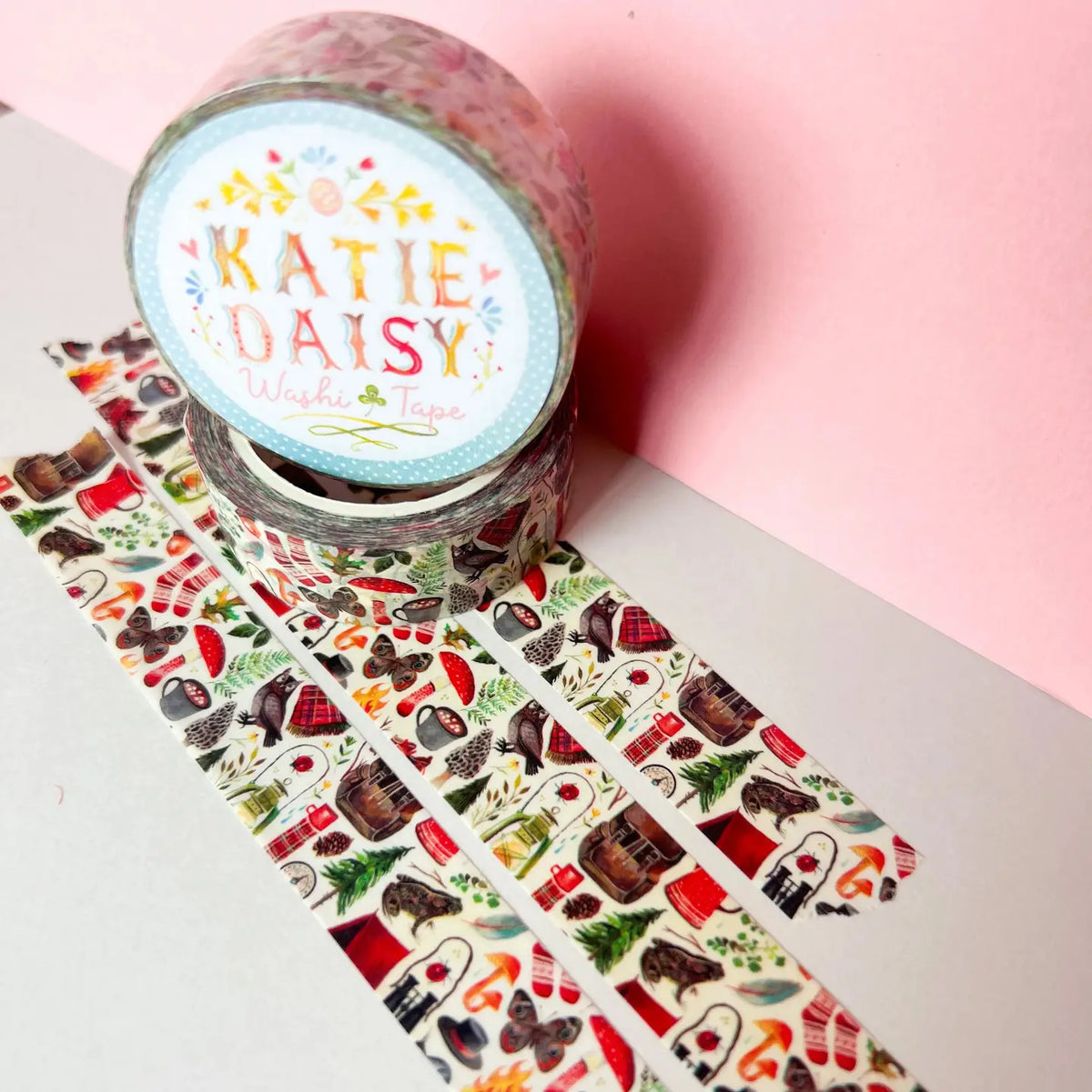 Masking tape camping Katie Daisy
