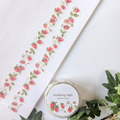 Masking Tape Fraises Aquarelle