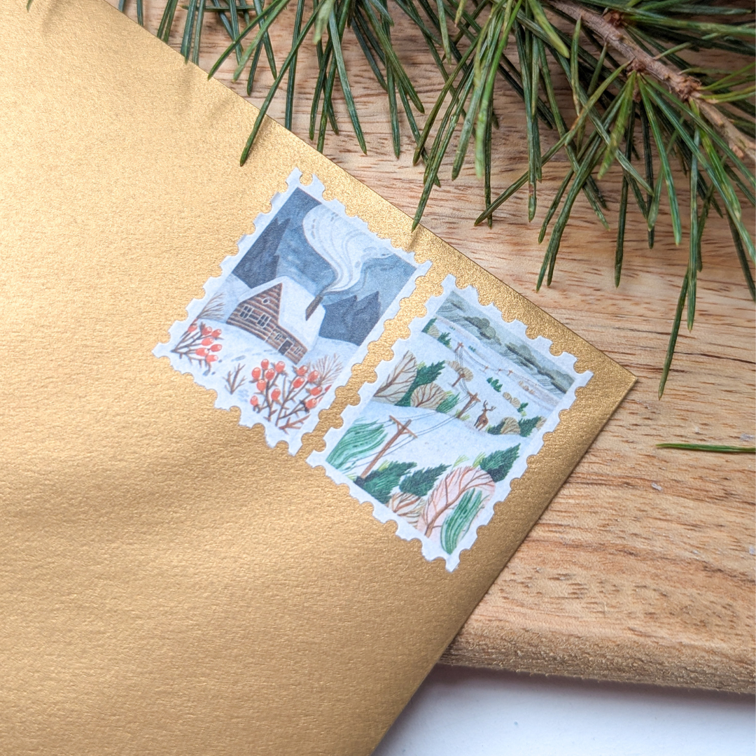 Masking Tape Timbres de Noël - Wild Pencil