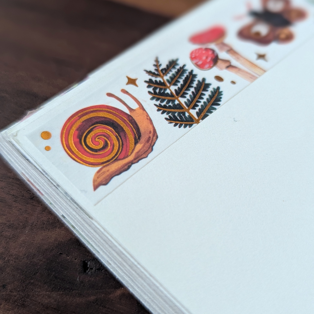 Masking Tape Forêt Dorée - Wild Pencil