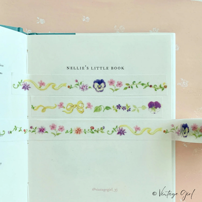 Masking Tape Violet Garden Vintage Girl