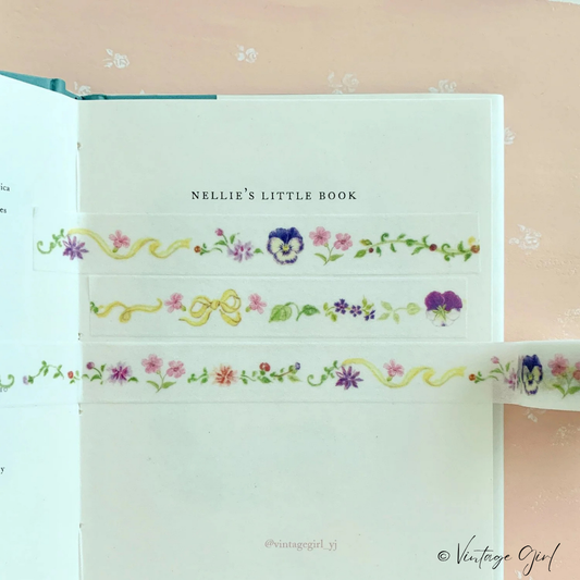 Masking Tape Violet Garden Vintage Girl