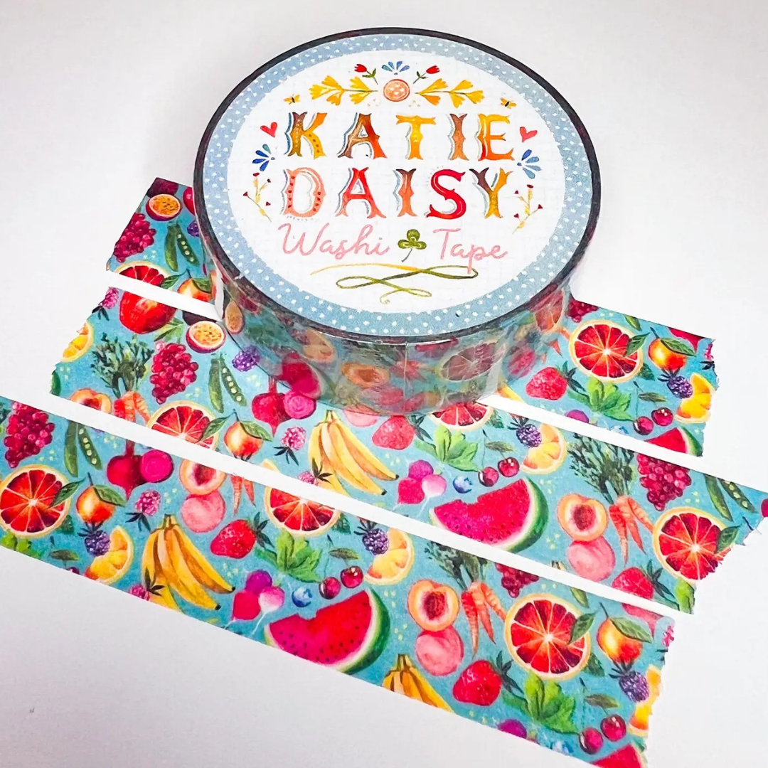 Masking Tape Fruits d'Été Katie Daisy