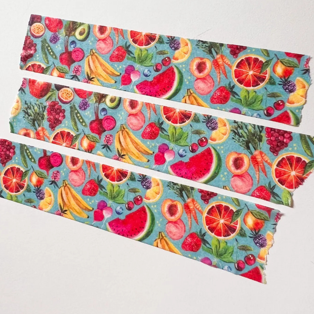 Masking Tape Fruits d'Été Katie Daisy