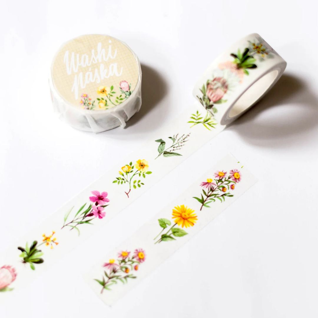 Masking Tape Fleurs Wild Pencil