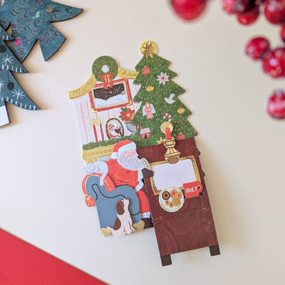 Carte Pop-Up Merci pour les Biscuits ho ho ho !