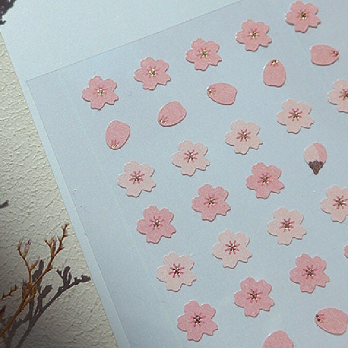 Mini Stickers Sakura Roses Suatelier