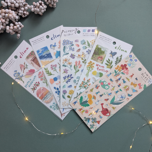 Ensemble de 5 Planches de Stickers