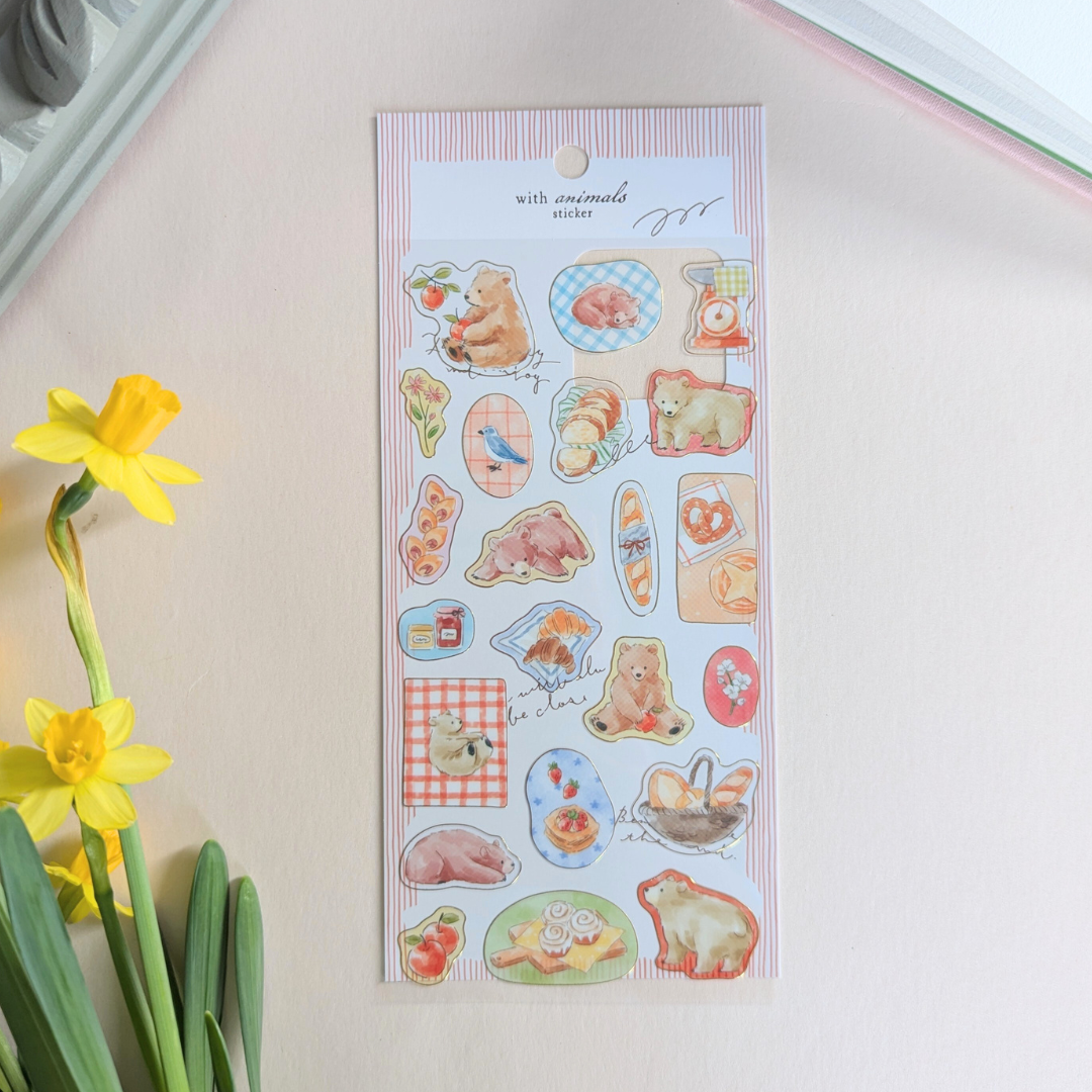 Stickers Ours Gourmands Mind Wave