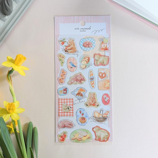 Stickers Ours Gourmands Mind Wave