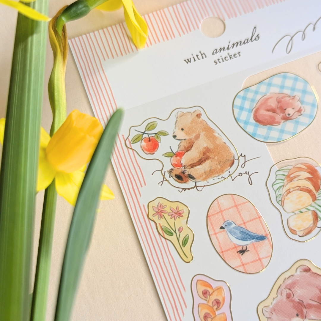 Stickers Ours Gourmands Mind Wave