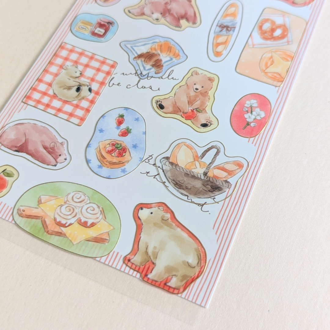 Stickers Ours Gourmands Mind Wave