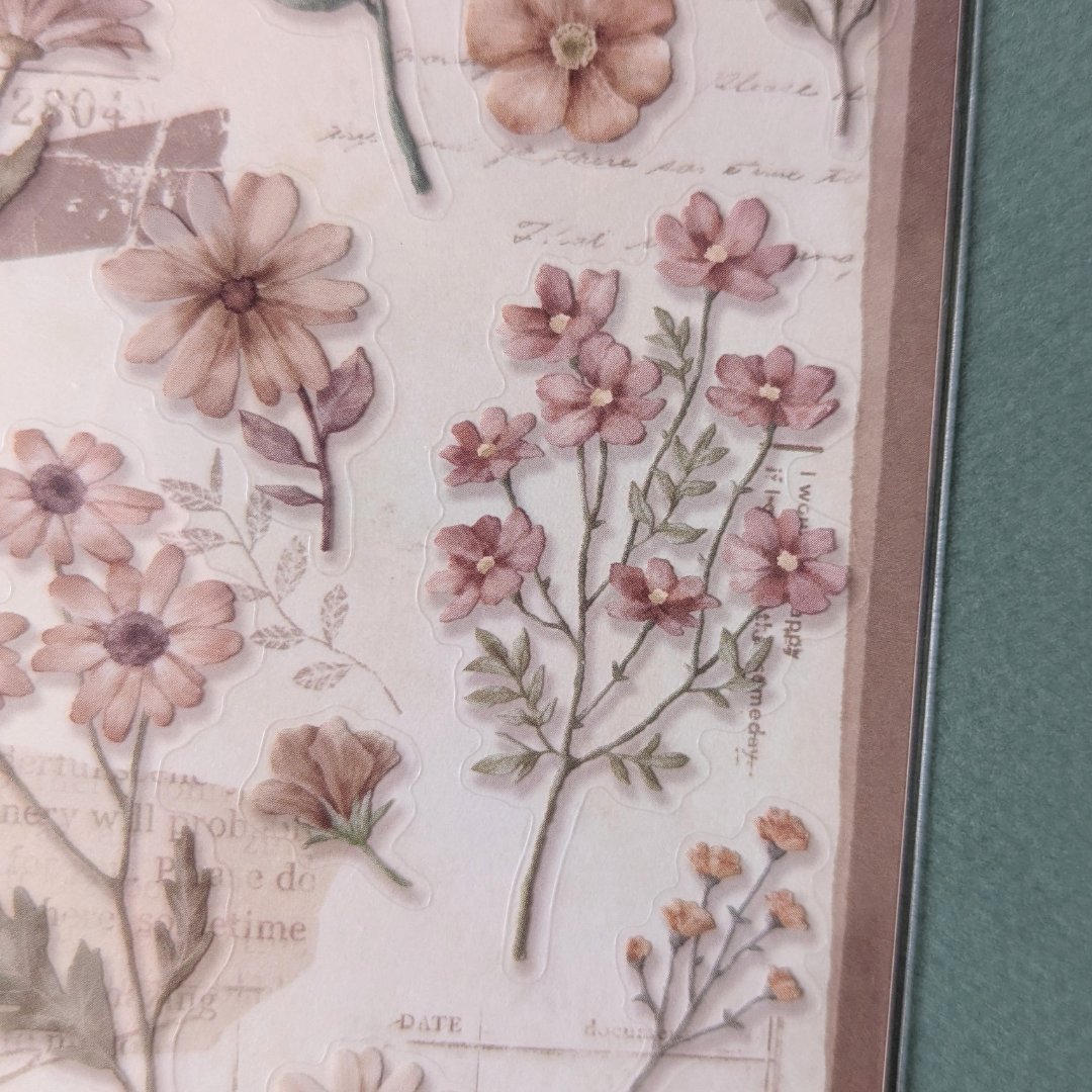 Planche de Stickers Fleurs