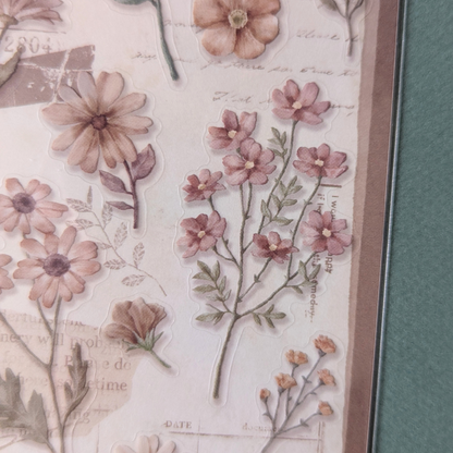 Planche de Stickers Fleurs