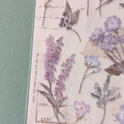 Planche de Stickers Fleurs Bullet Journal