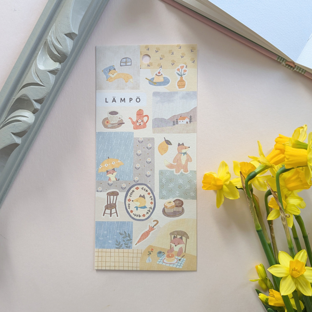 Stickers Petit Renard sous la Pluie Mind Wave