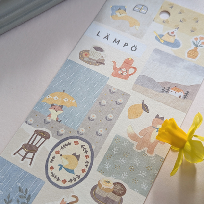 Stickers Petit Renard sous la Pluie Mind Wave