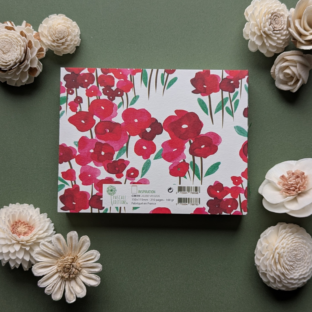 Petit Carnet d'Inspiration Coquelicots