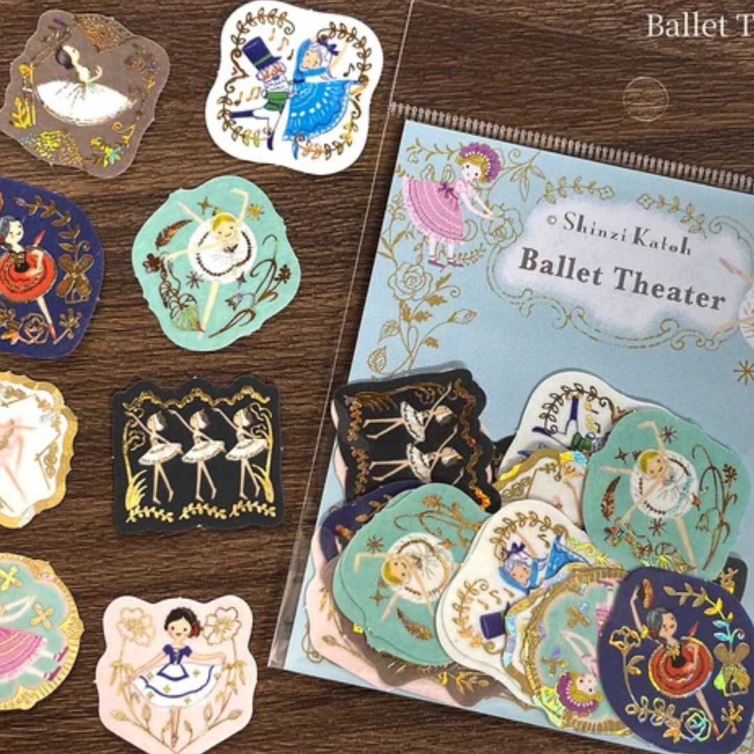 Pochette de Stickers Danseuses Étoiles Shinzi Katoh