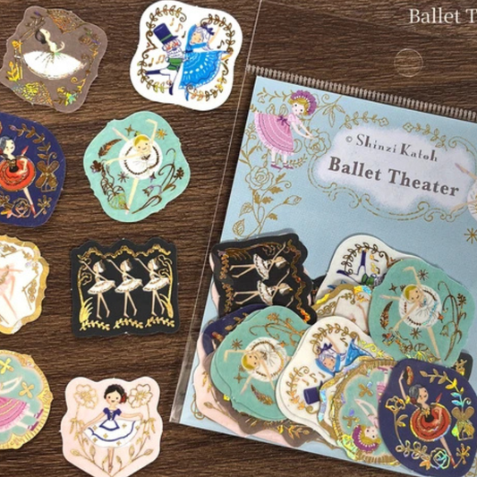 Pochette de Stickers Danseuses Étoiles Shinzi Katoh