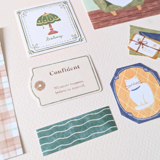 Pochette Stickers Instants Cosy Mind Wave