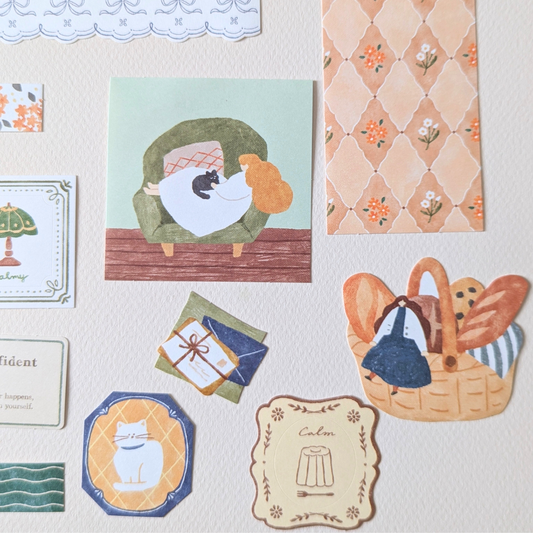Pochette Stickers Instants Cosy Mind Wave