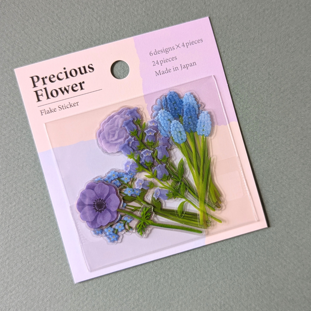 Pochette de Stickers Fleurs Précieuses