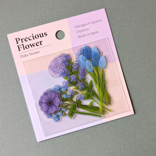 Pochette de Stickers Fleurs Précieuses