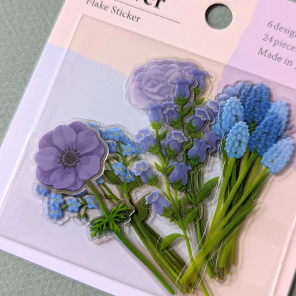 Pochette de Stickers Fleurs Précieuses