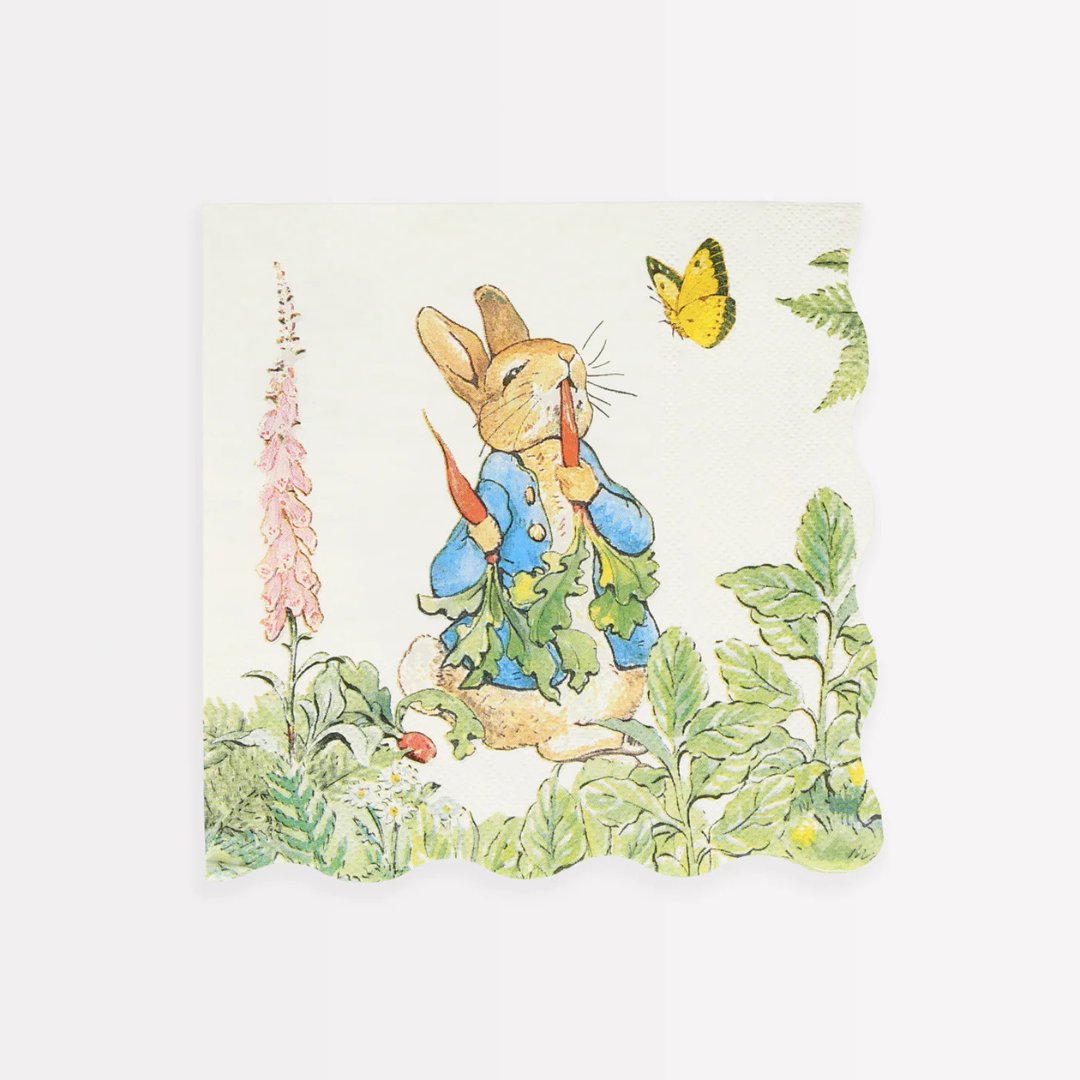 Serviettes en Papier Pierre Lapin™ et ses amis (x 16)