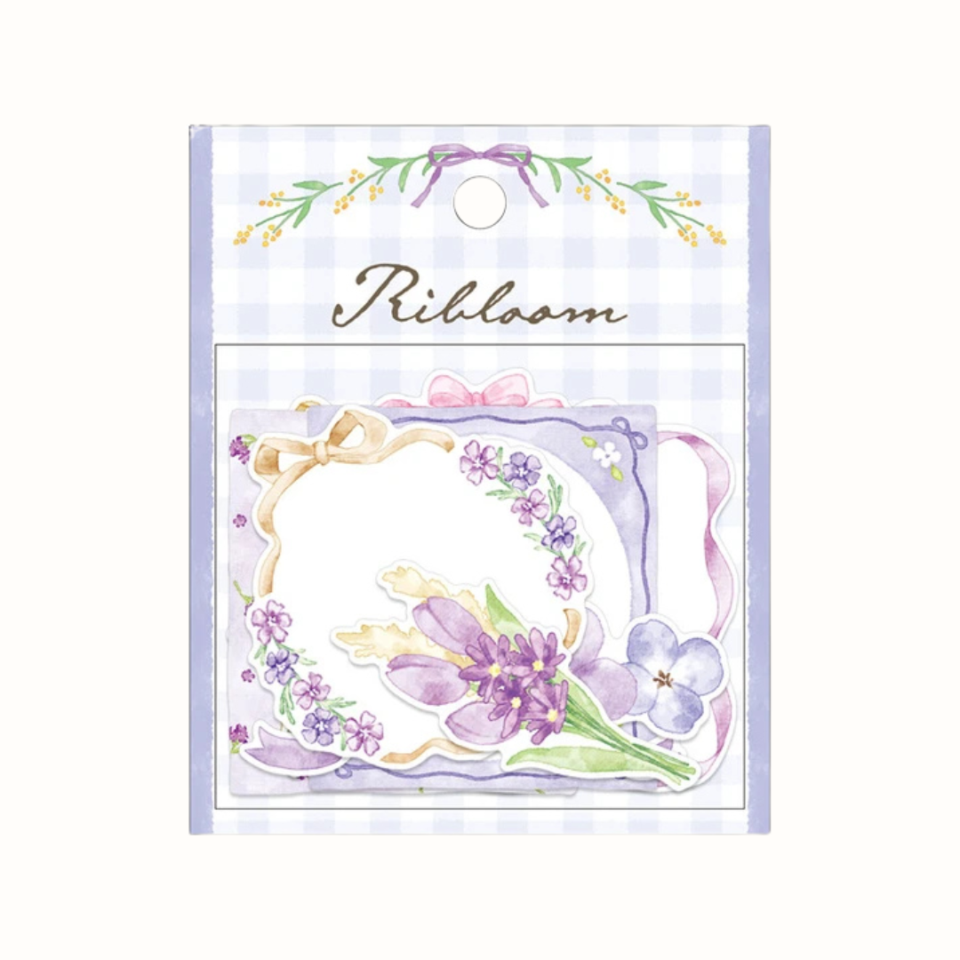 Pochette Stickers Fleurs Violettes Mind Wave