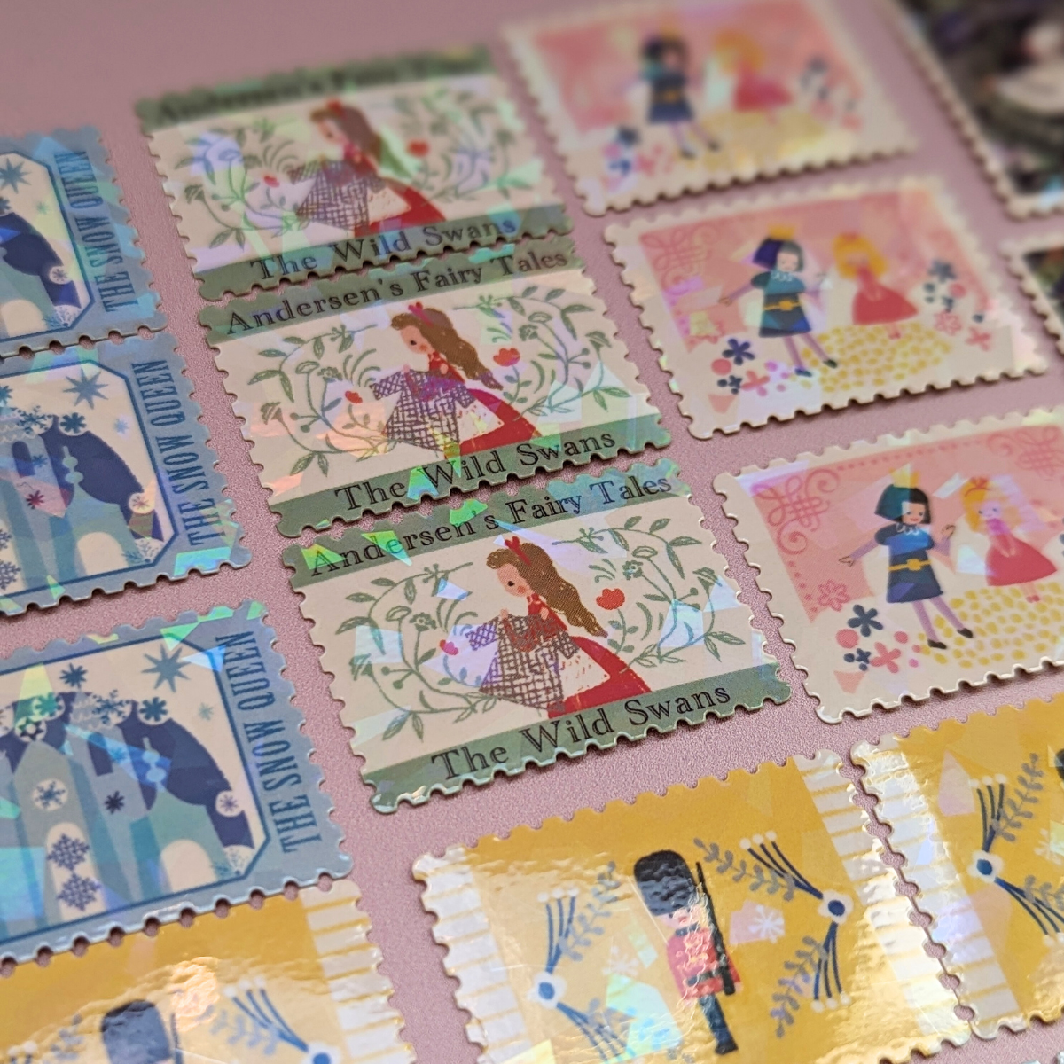 Boîte de Stickers Timbres-Poste Contes d'Andersen Tome I