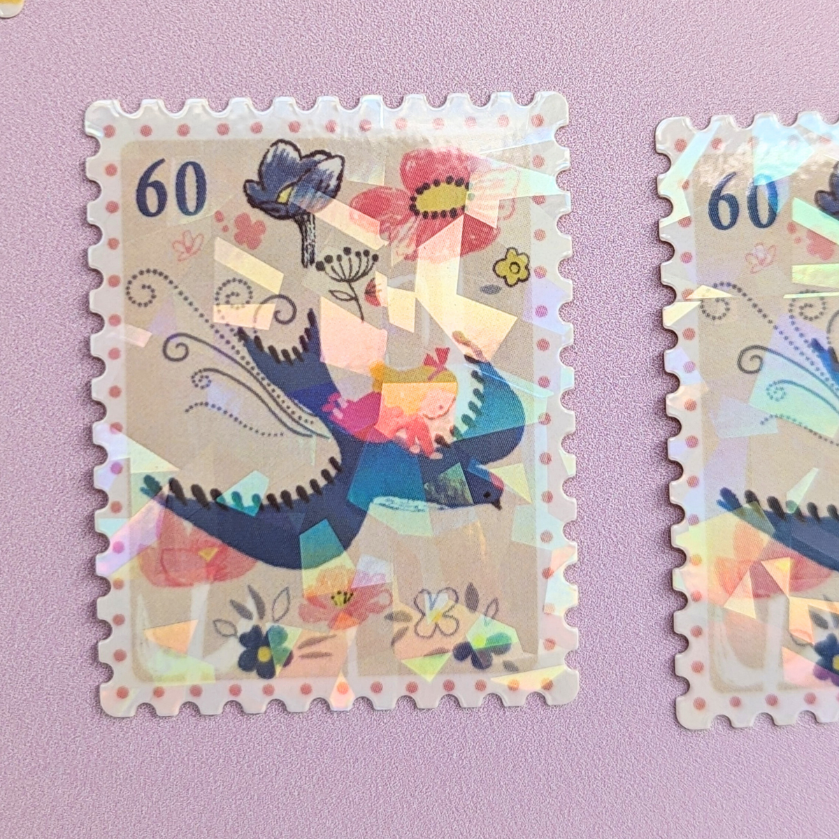 Boîte de Stickers Timbres-Poste Contes d'Andersen Tome I