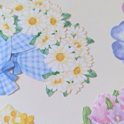 Pochette Grands Stickers Fleurs Mind Wave