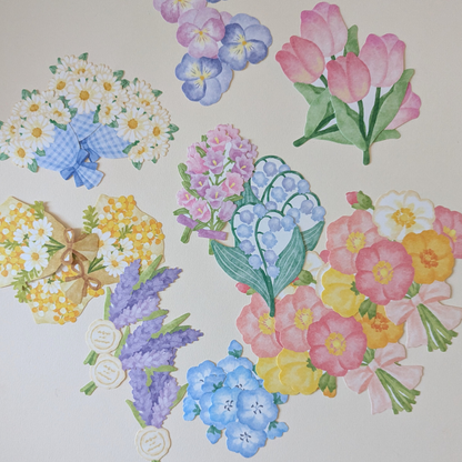 Pochette Grands Stickers Fleurs Mind Wave